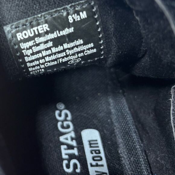 Deer Stags Modern Chelsea Router Boots with Memory Foam Mens Size 8.5 EPC - Picture 9 of 12